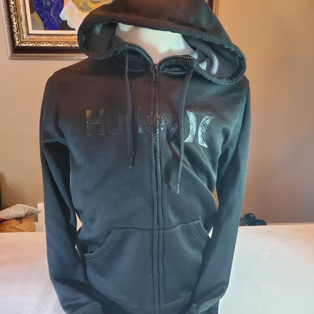 Hurley Full-Zip Hoodie | Medium | Black